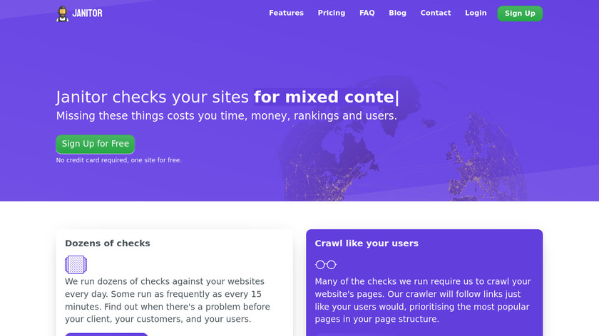 Janitor Landing Page