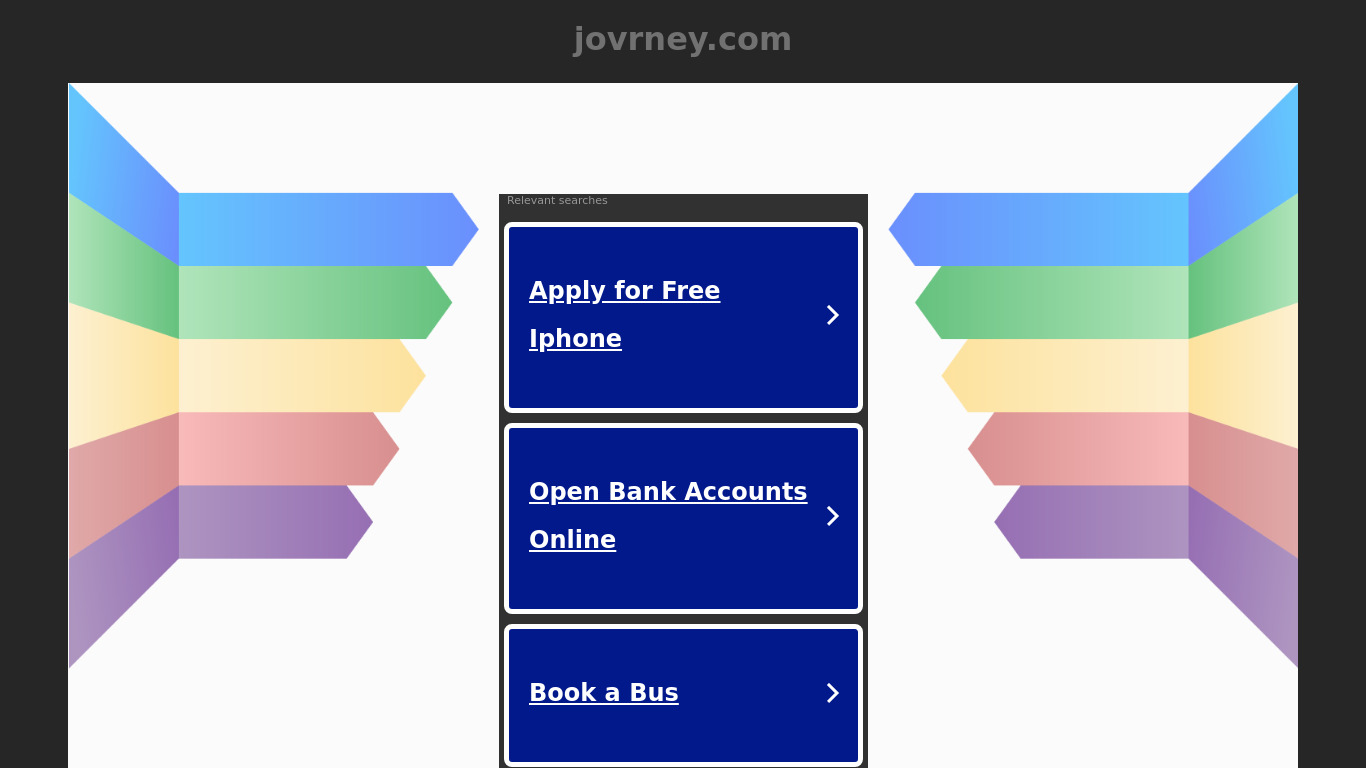 Jovrney.com Landing page