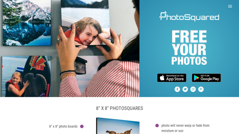 PhotoSquared Landing Page