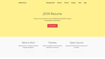 JSON Resume image