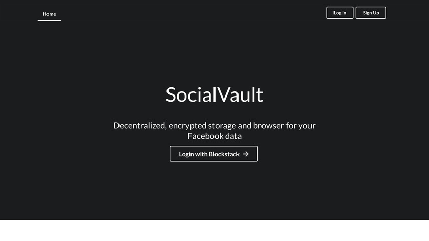 SocialVault Landing Page