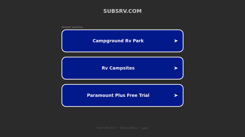 Subsrv Landing Page