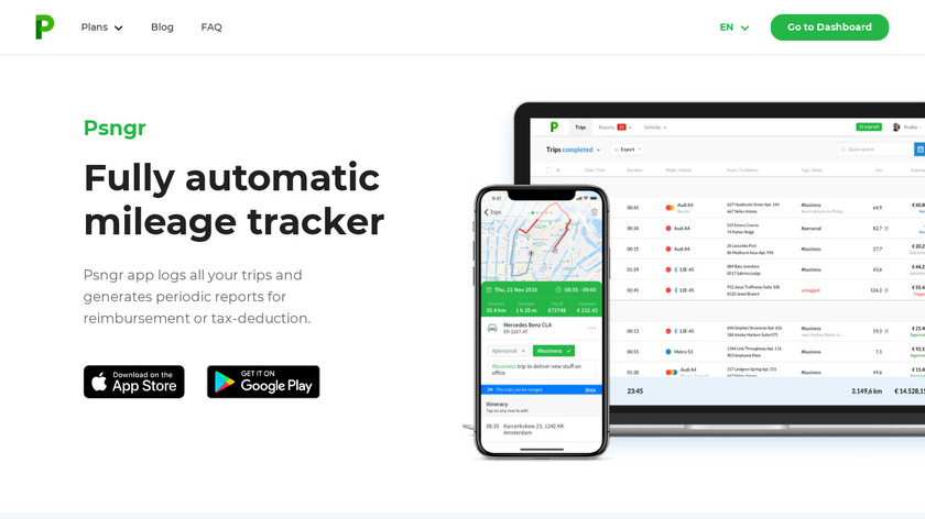 Passenger Landing Page