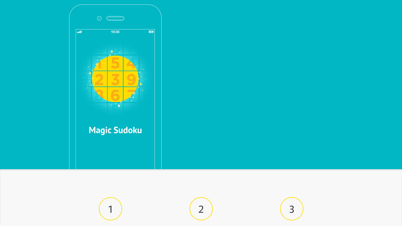 Magic Sudoku - ARkit Landing page