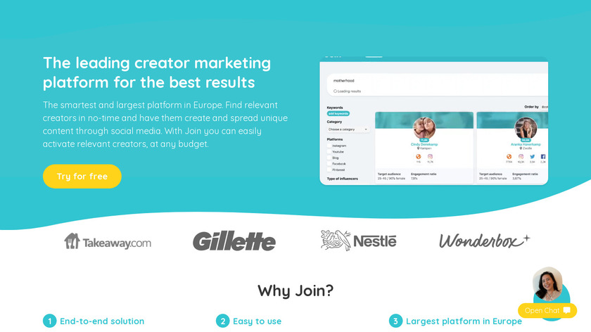 Join Landing Page