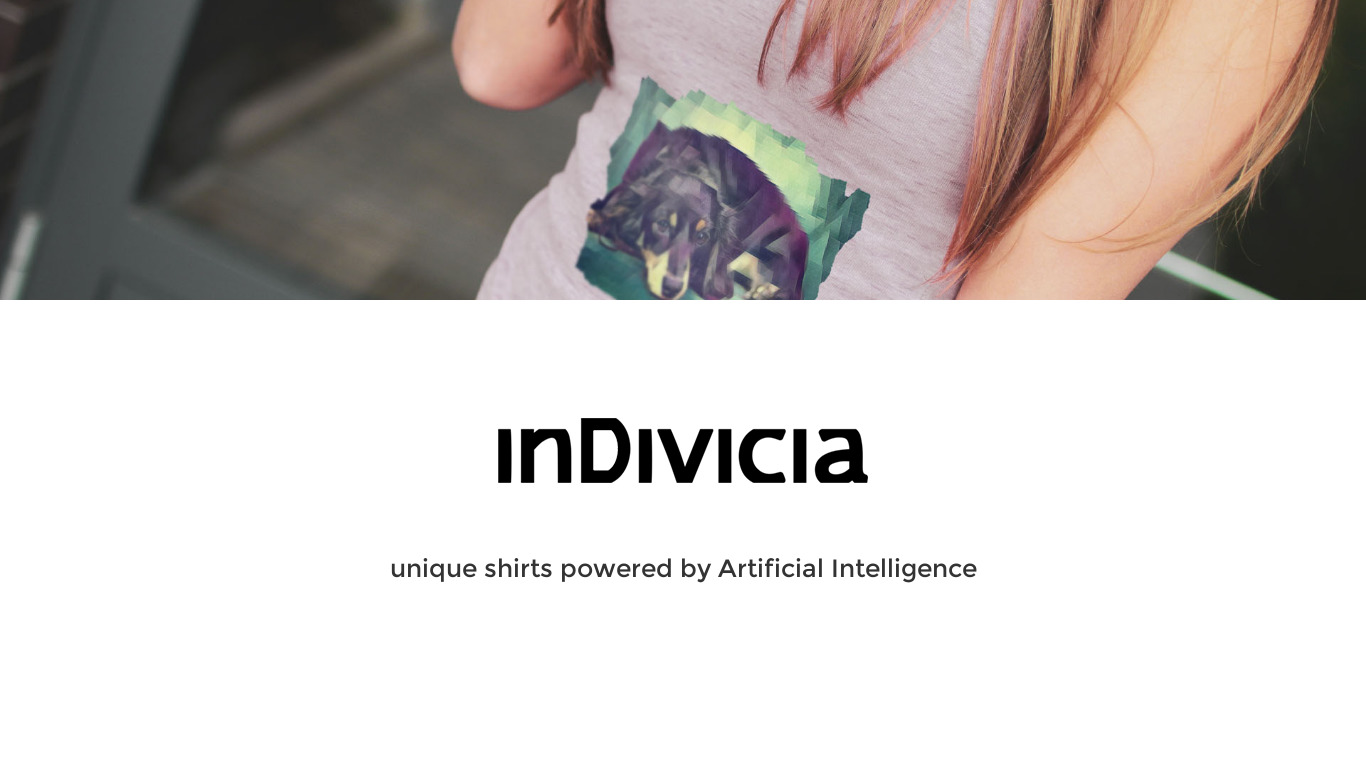 Indivicia Landing page