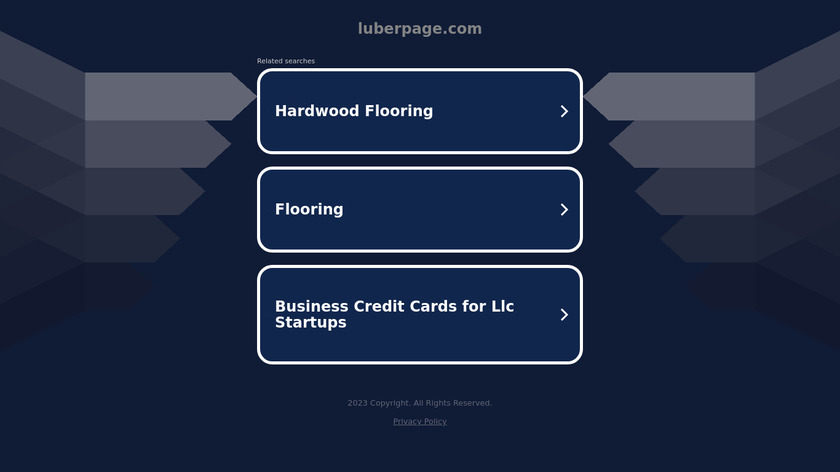 luberpage Landing Page