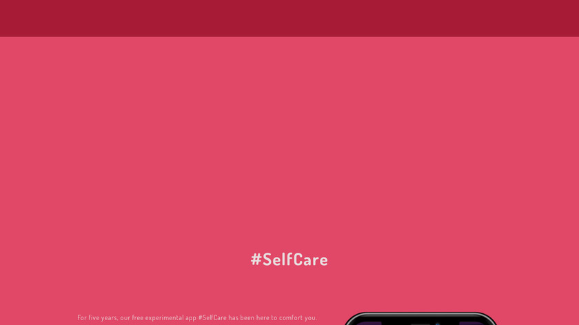 #SelfCare Landing Page