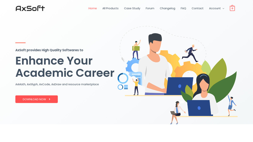 AxSoft Landing Page