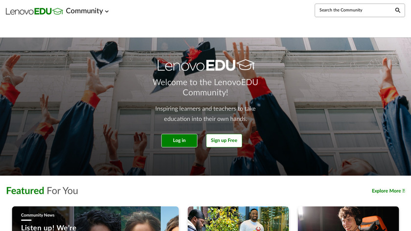 Lenovo Smart Assistant Landing Page