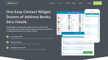 CloudSponge Address Book Widget image