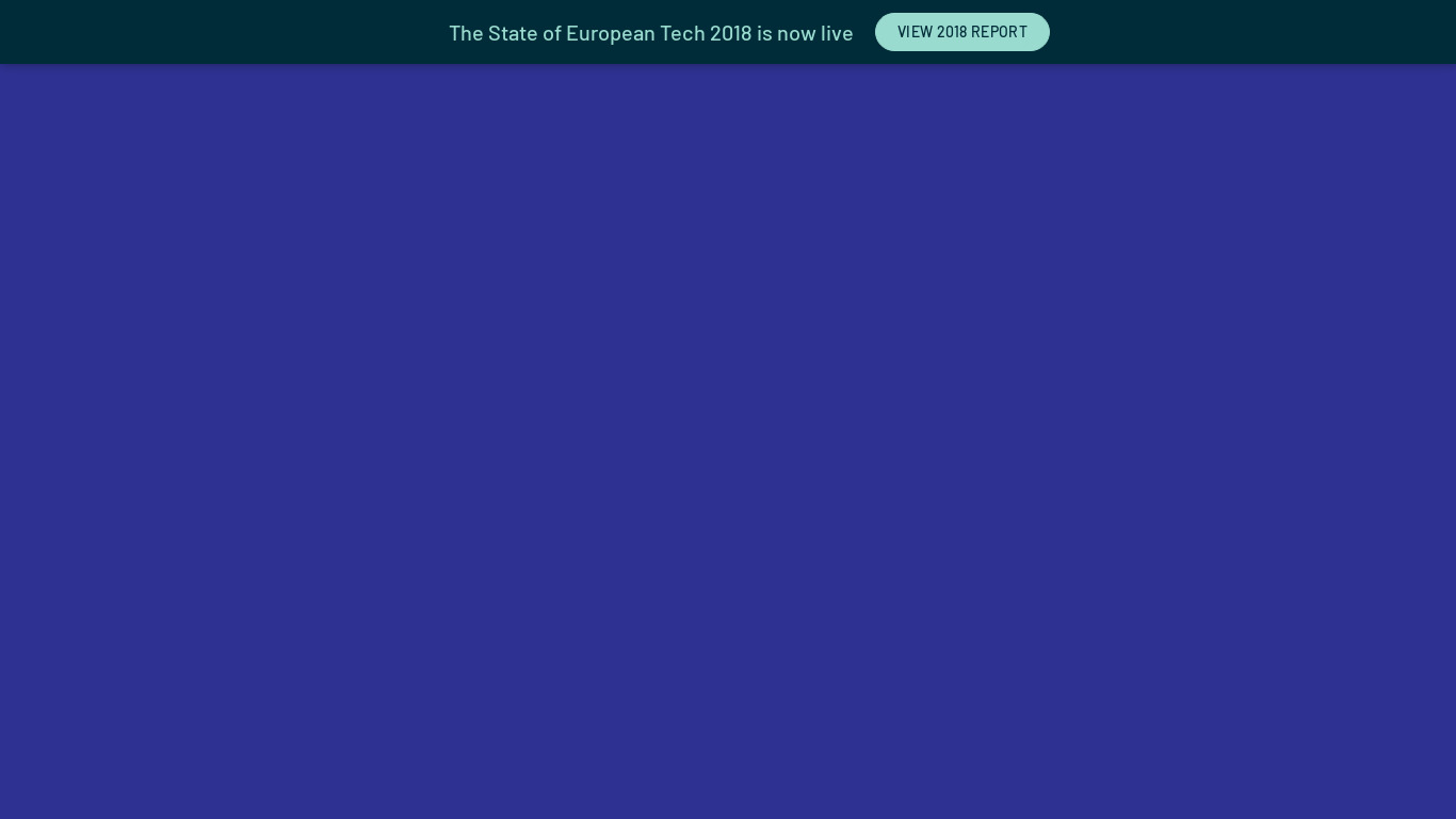 The State of European Tech Landing page