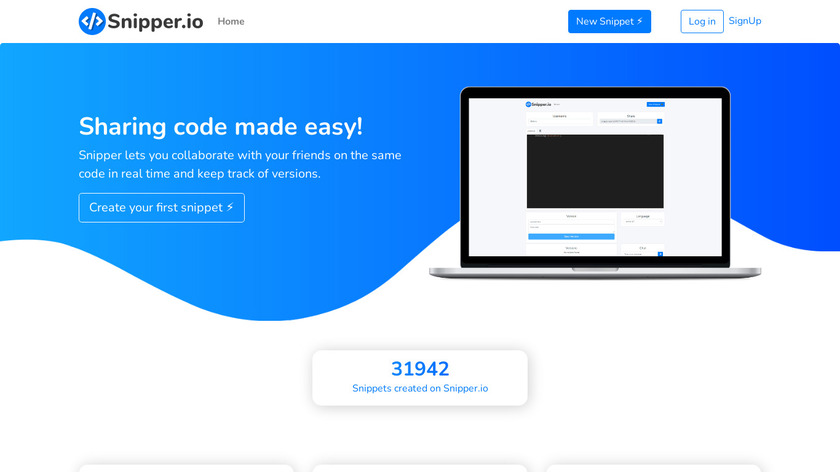 Snipper.io Landing Page