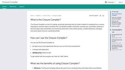 Closure Compiler image
