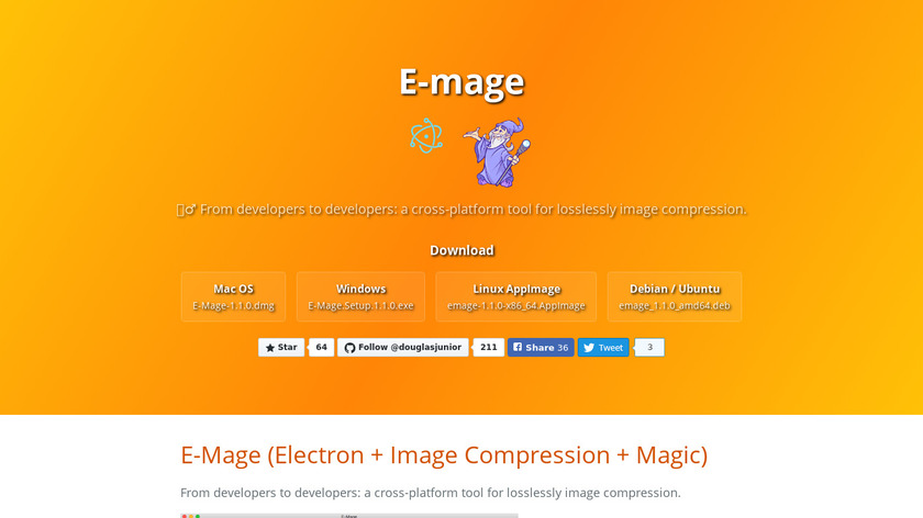 E-mage Landing Page