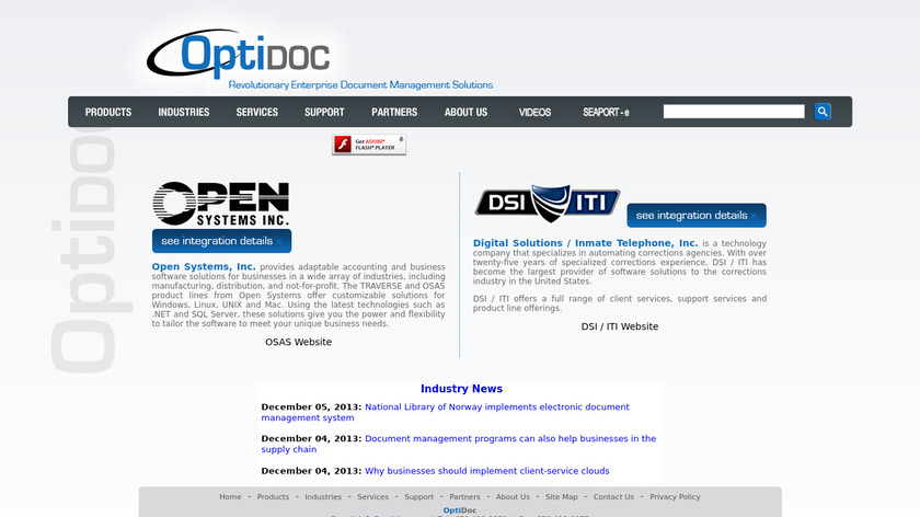 OptiDoc Landing Page