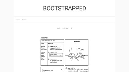 Bootstrapped Comic image