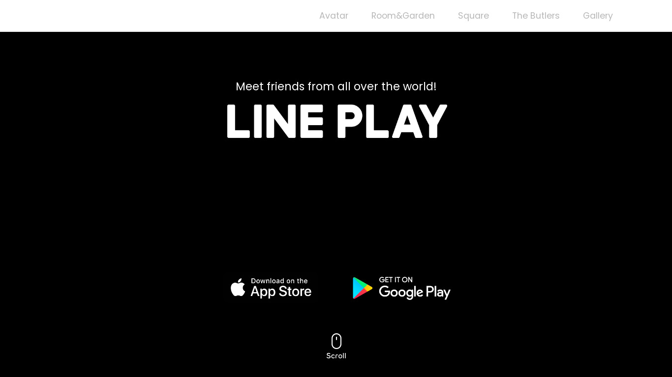 Line Play Landing page