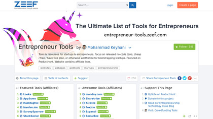 Entrepreneur Tools image