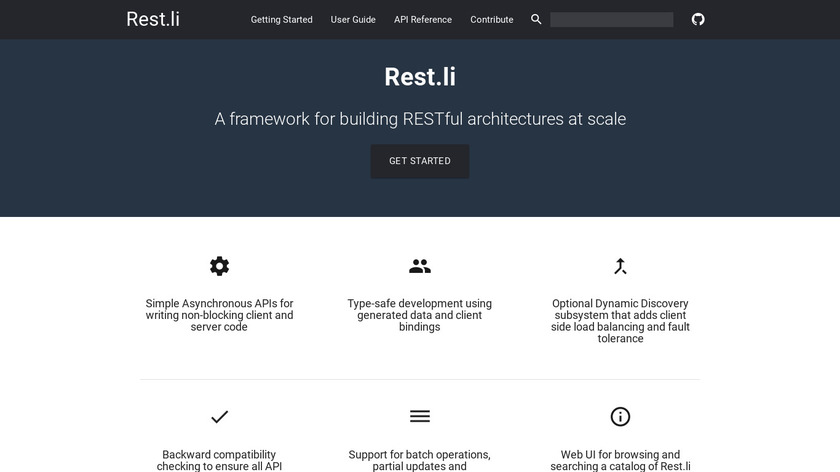 Rest.li Landing Page