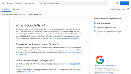 Google Sync image