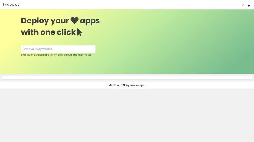 1-Click Deploy Landing Page