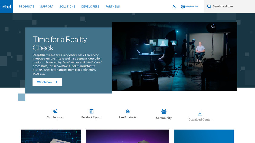 Intel Landing Page