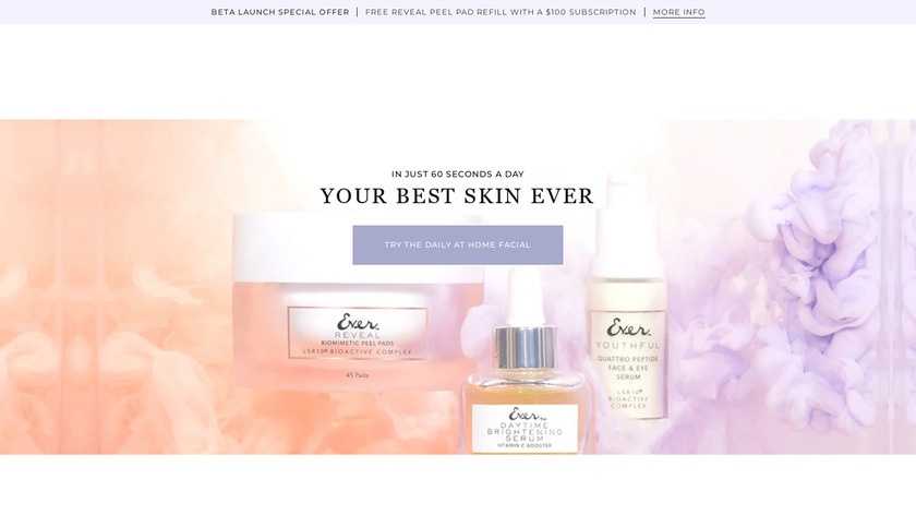 Ever Landing Page
