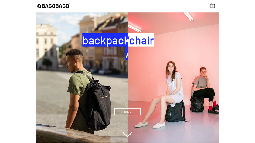 BAGOBAGO Backpack Chair Landing Page