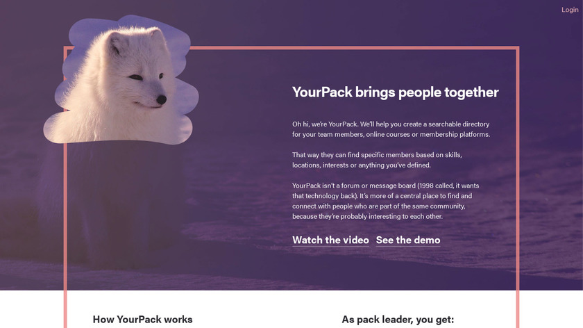 YourPack Landing Page