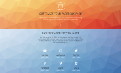 Facebook Apps and Tabs image