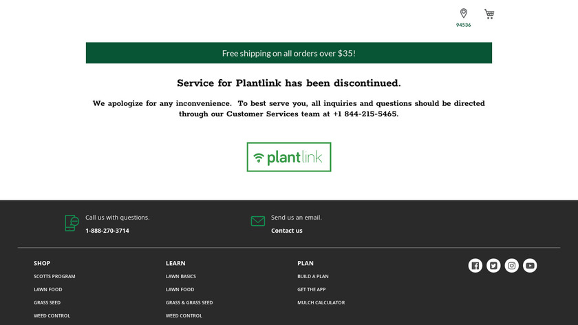 Plant Link Landing Page
