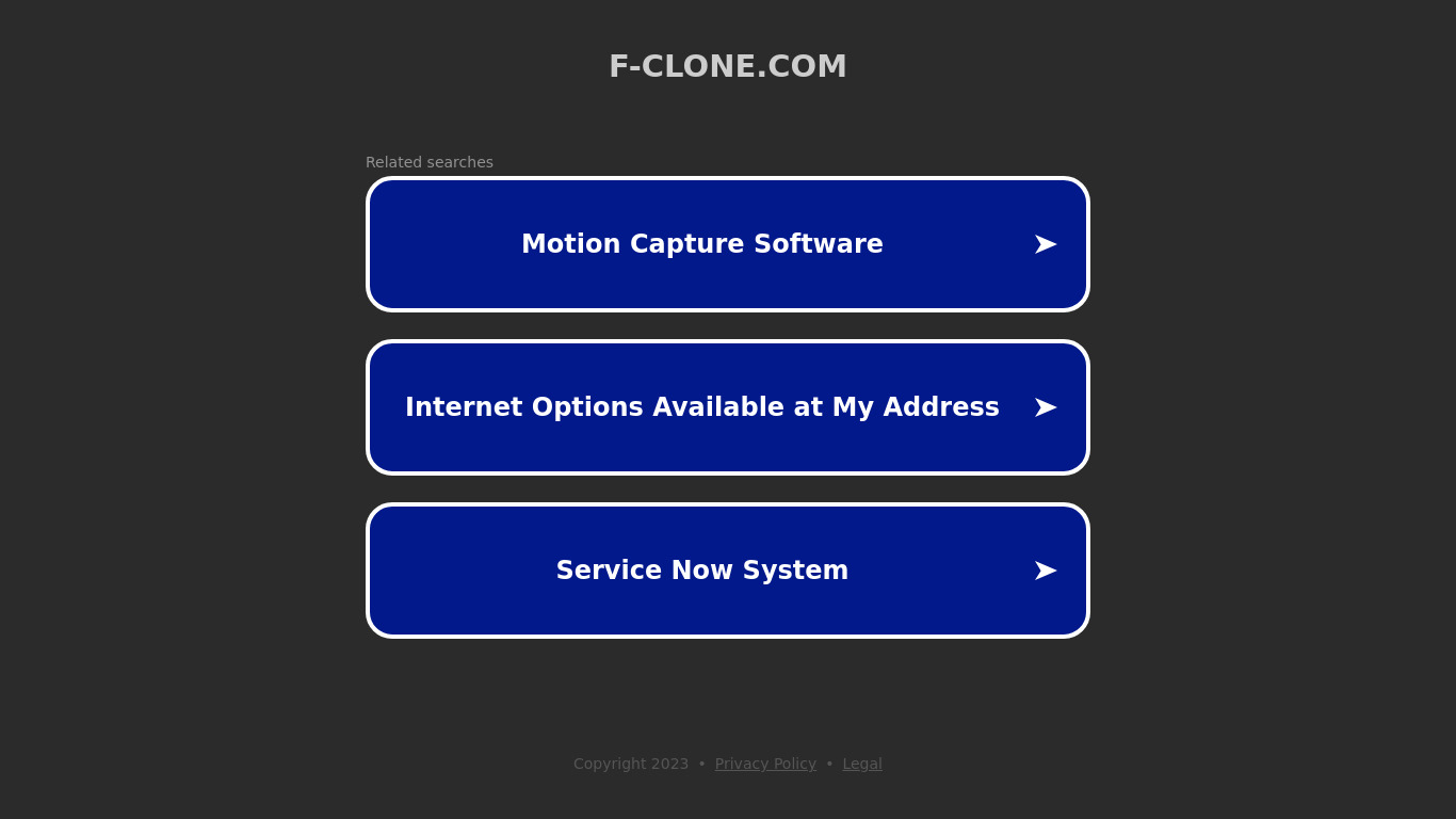 f-clone Landing page