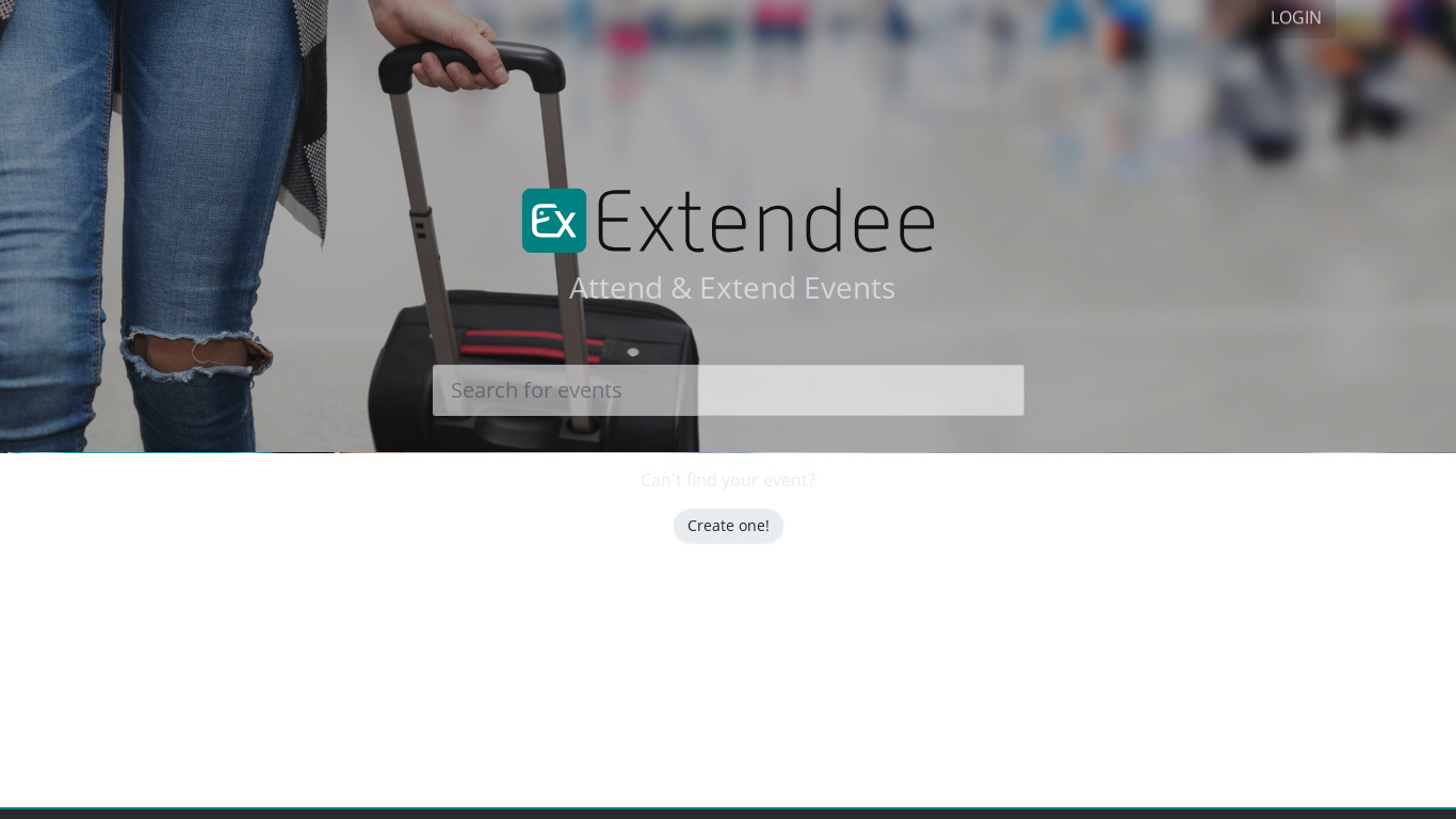 Extendee Landing page