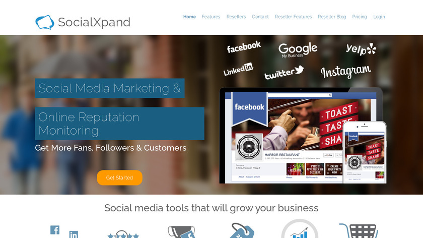 SocialXpand Landing Page