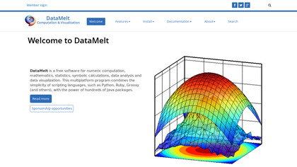 DataMelt screenshot