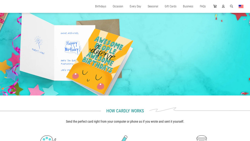 Cardly Landing Page