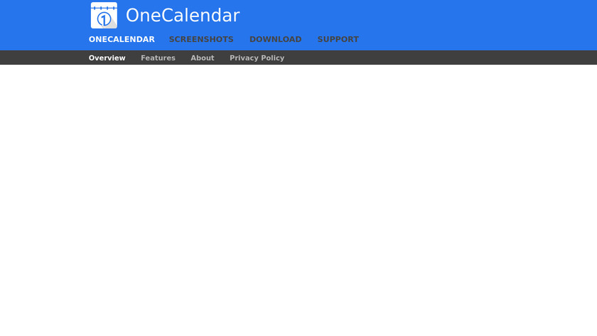 onecalendar.nl One Calendar Landing Page