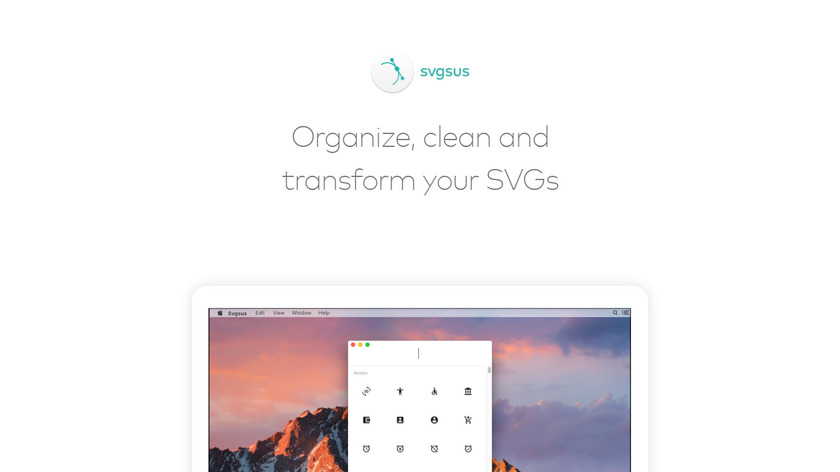 Svgsus Landing Page