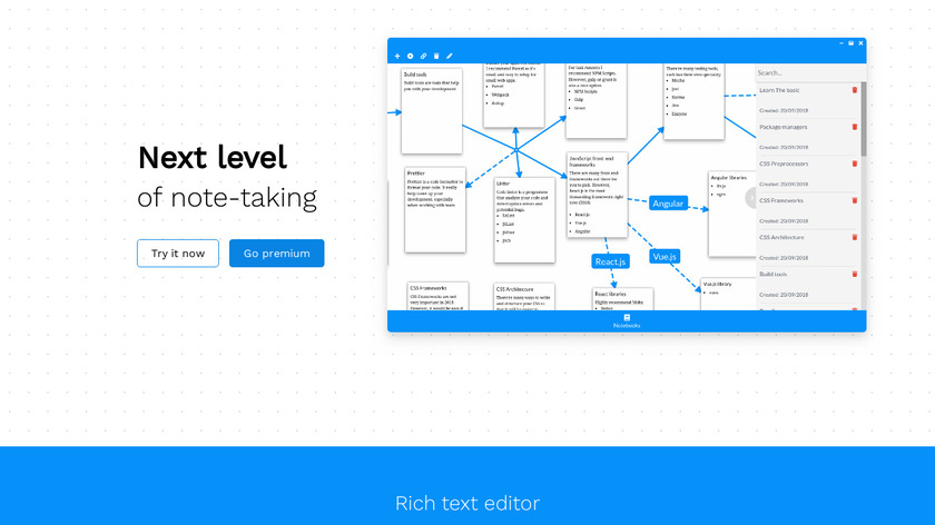 NoteConnect Landing Page