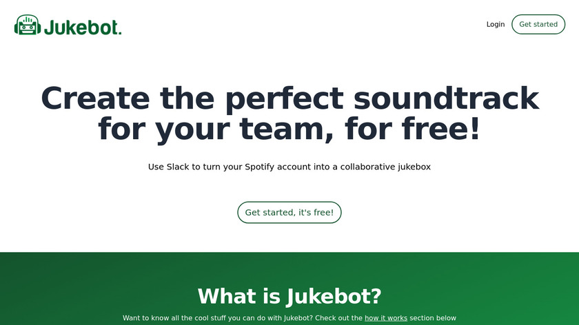 Jukebot Landing Page