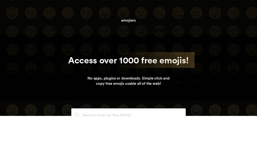 Emojiers Landing Page