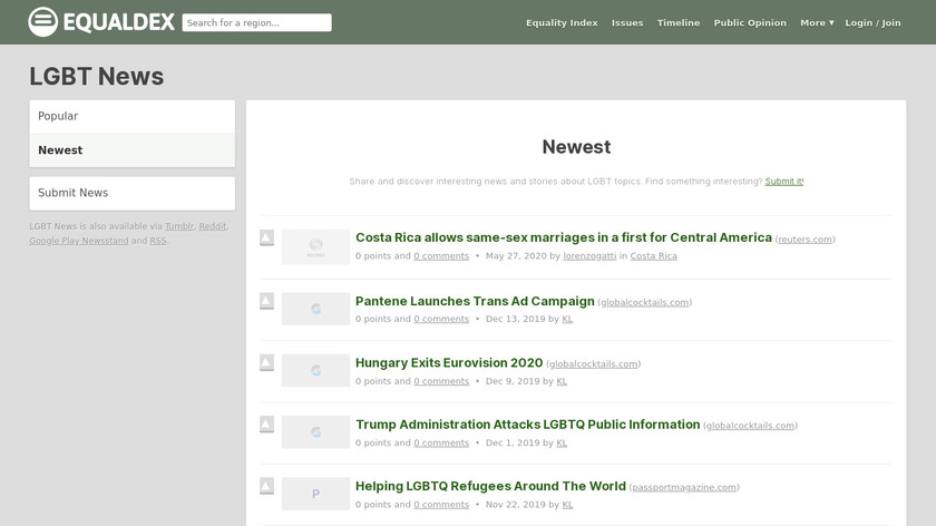 LGBT News Landing Page
