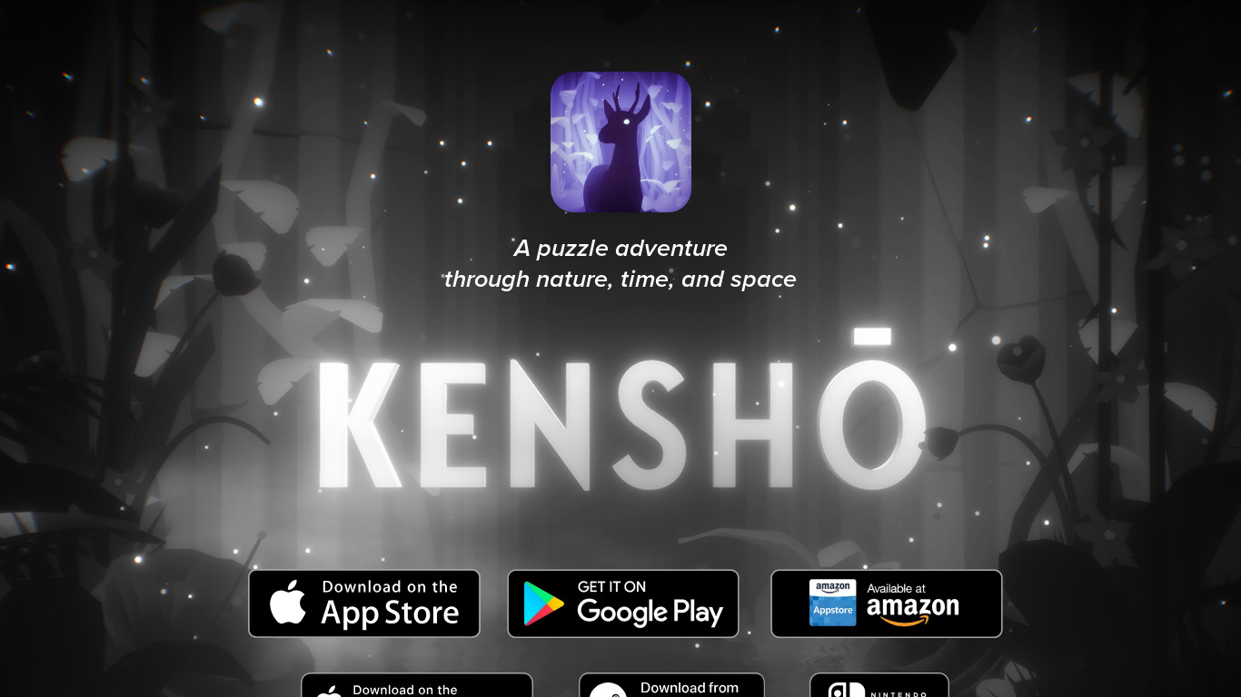 Kenshō Landing page