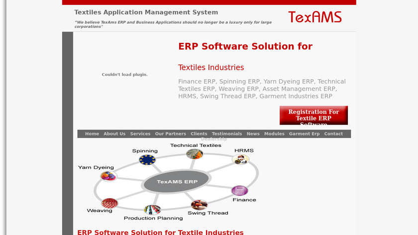 TexAMS ERP Landing Page