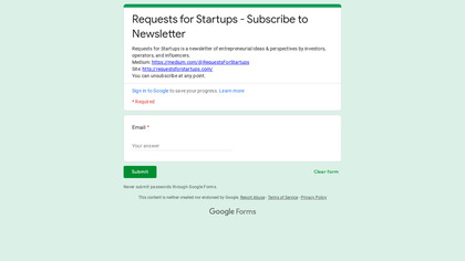 Requests for Startups image