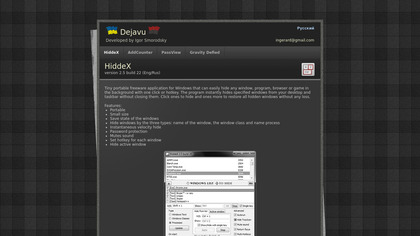 HiddeX image