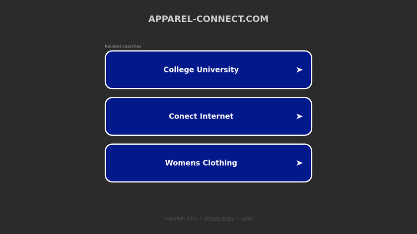 Apparel Connect Landing Page