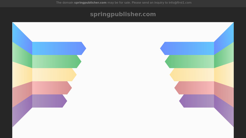 SpringPublisher Landing Page