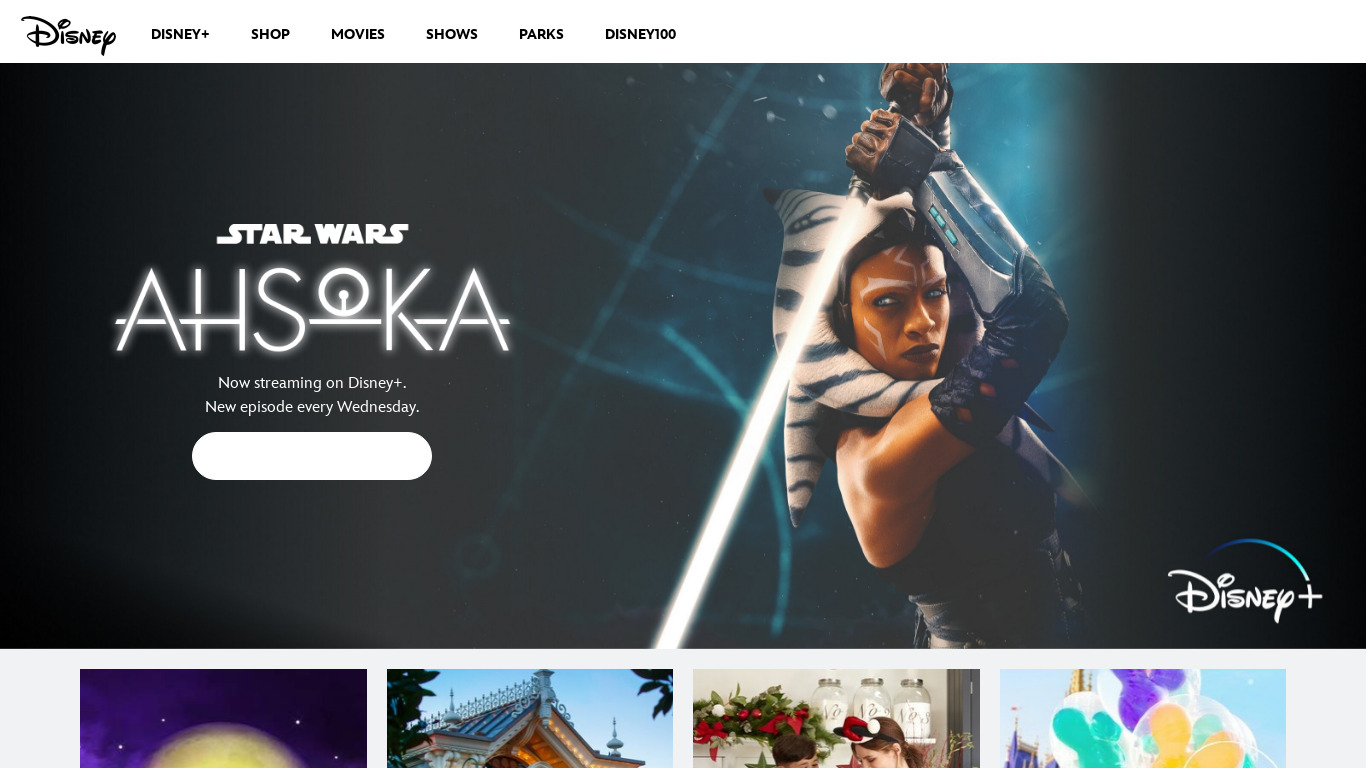 Show Your Disney Side Landing page